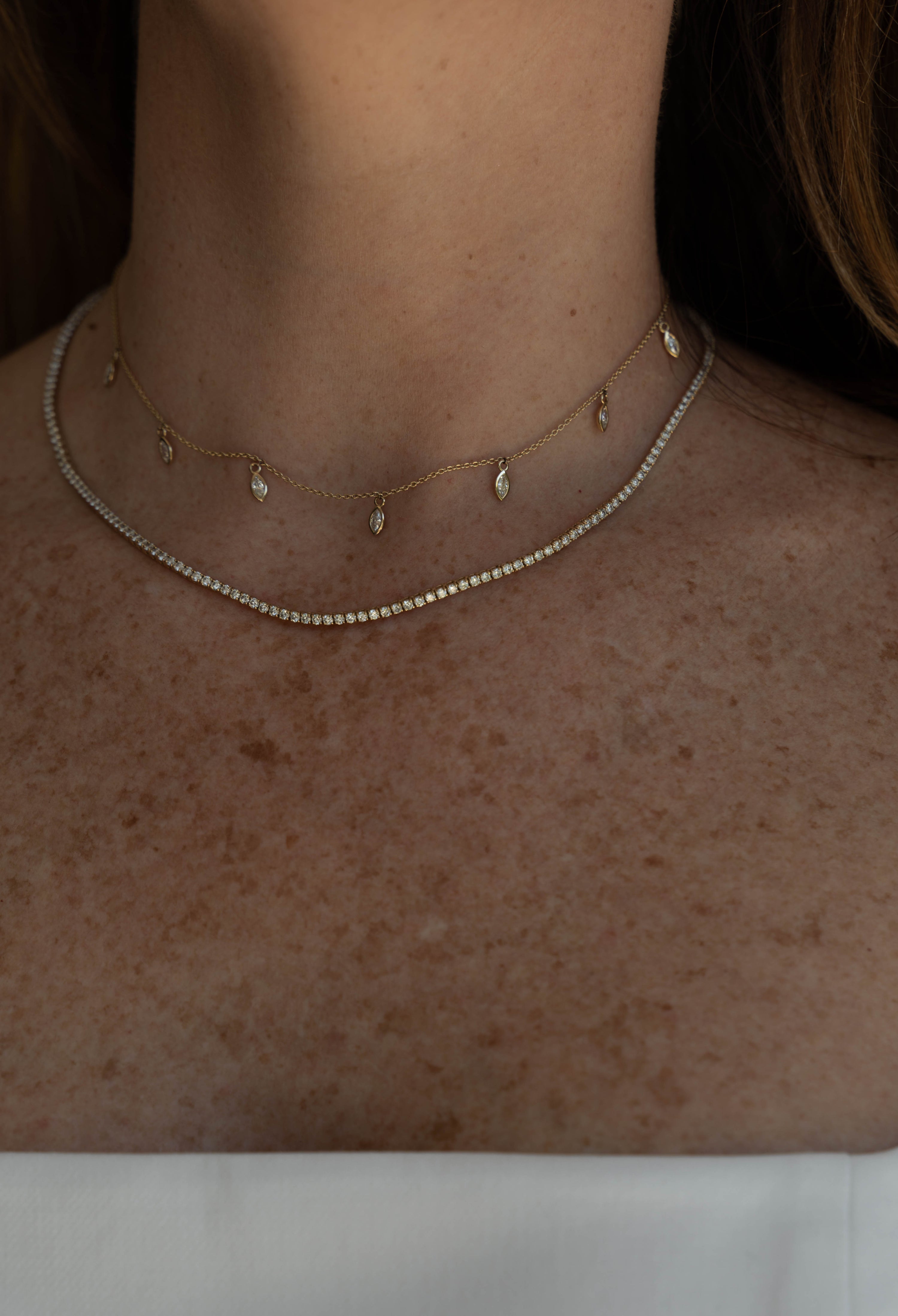 Marquise drops Necklace