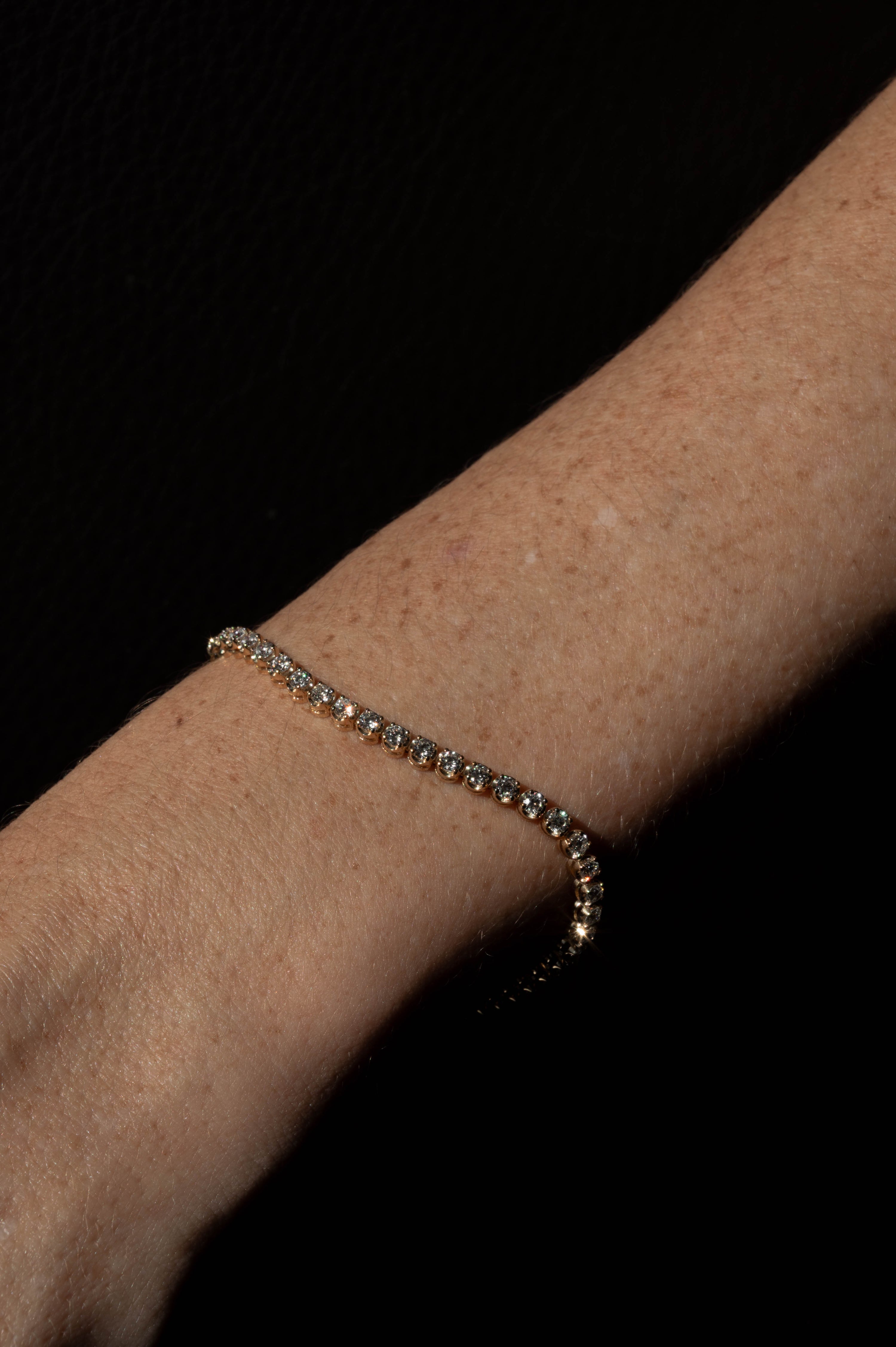 Pulsera Tennis Buttercup setting