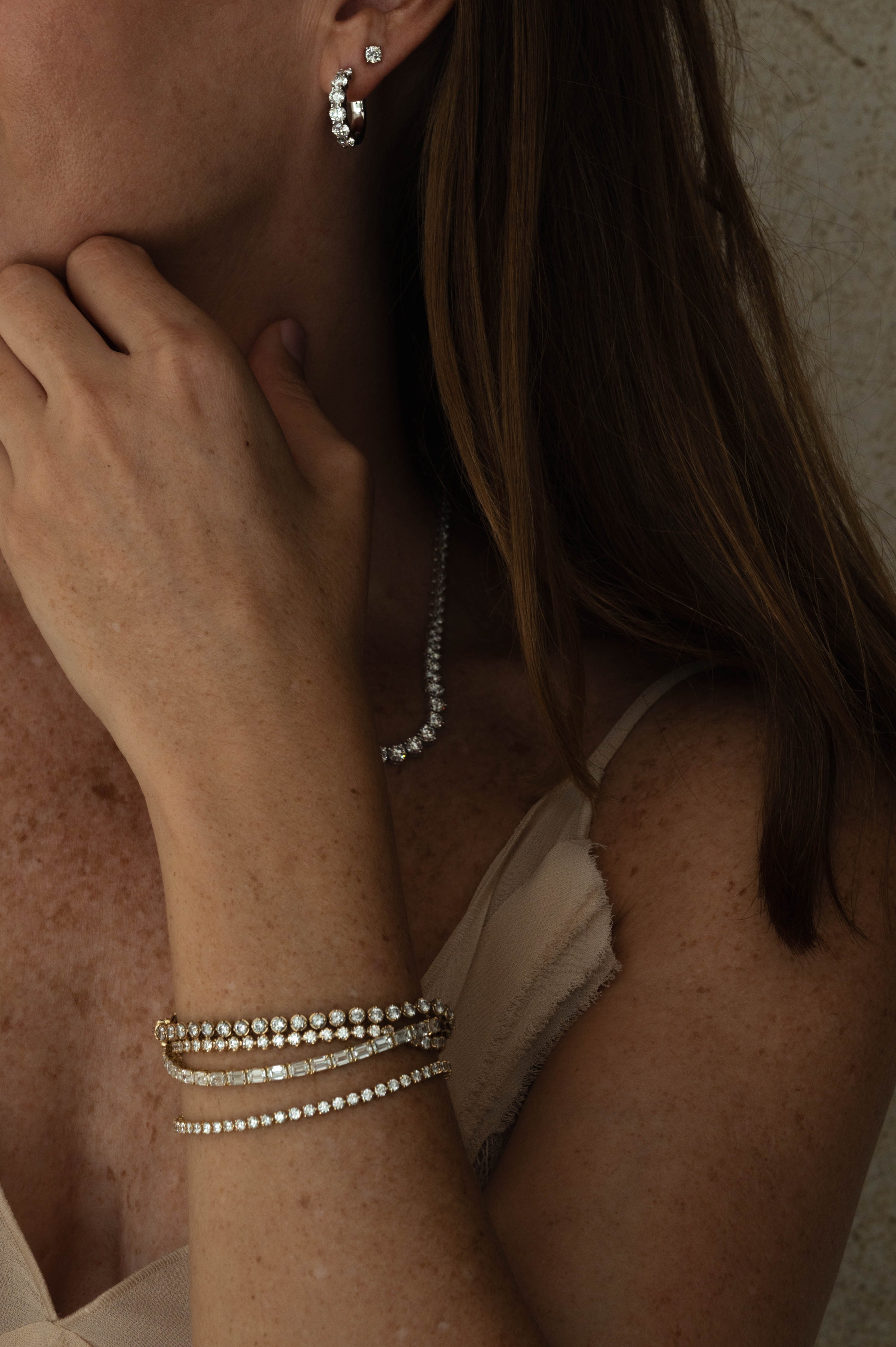 Pulsera Tennis Buttercup setting