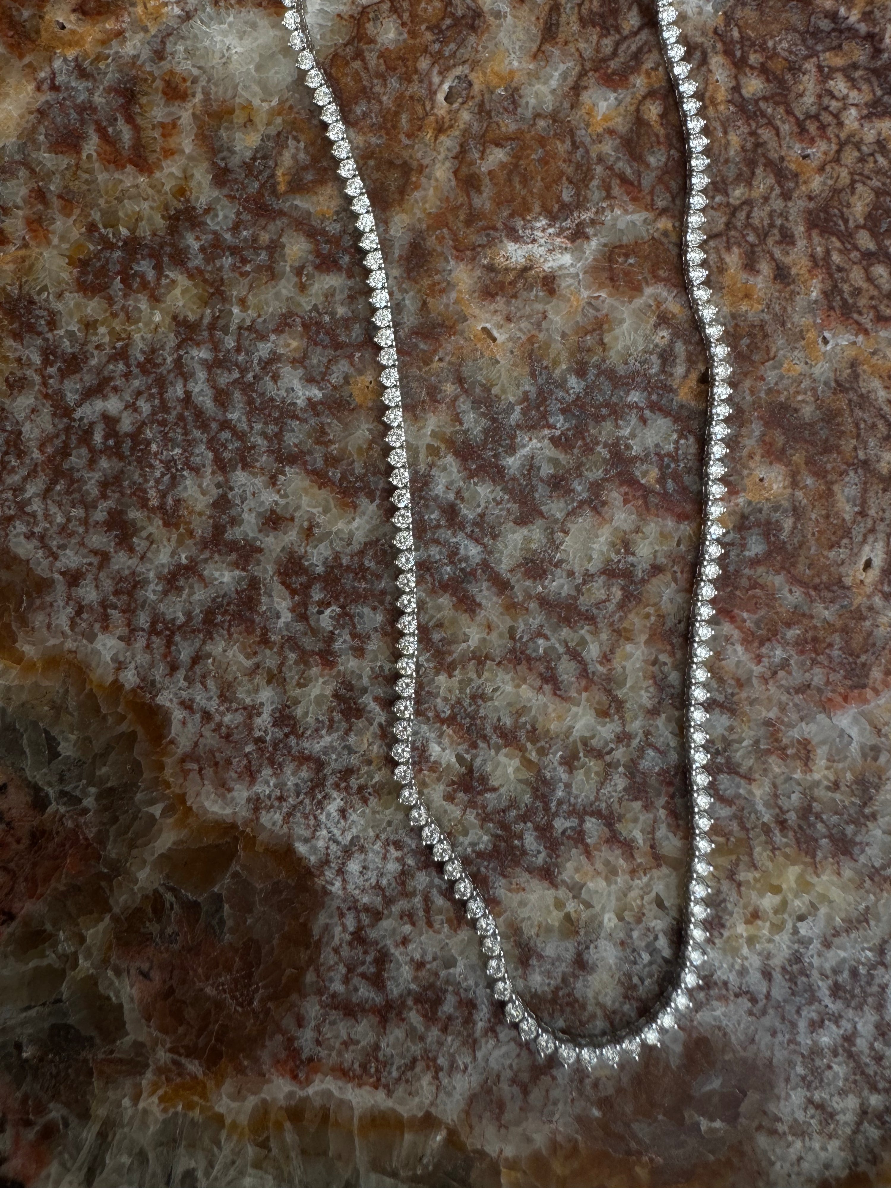 Collar Tennis 3 prong 7.5 cts